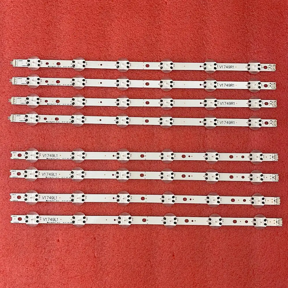 Партиями по 5 комплектов = 20 штук Светодиодный Подсветка полосы для LG 49UV340C 49UJ6525