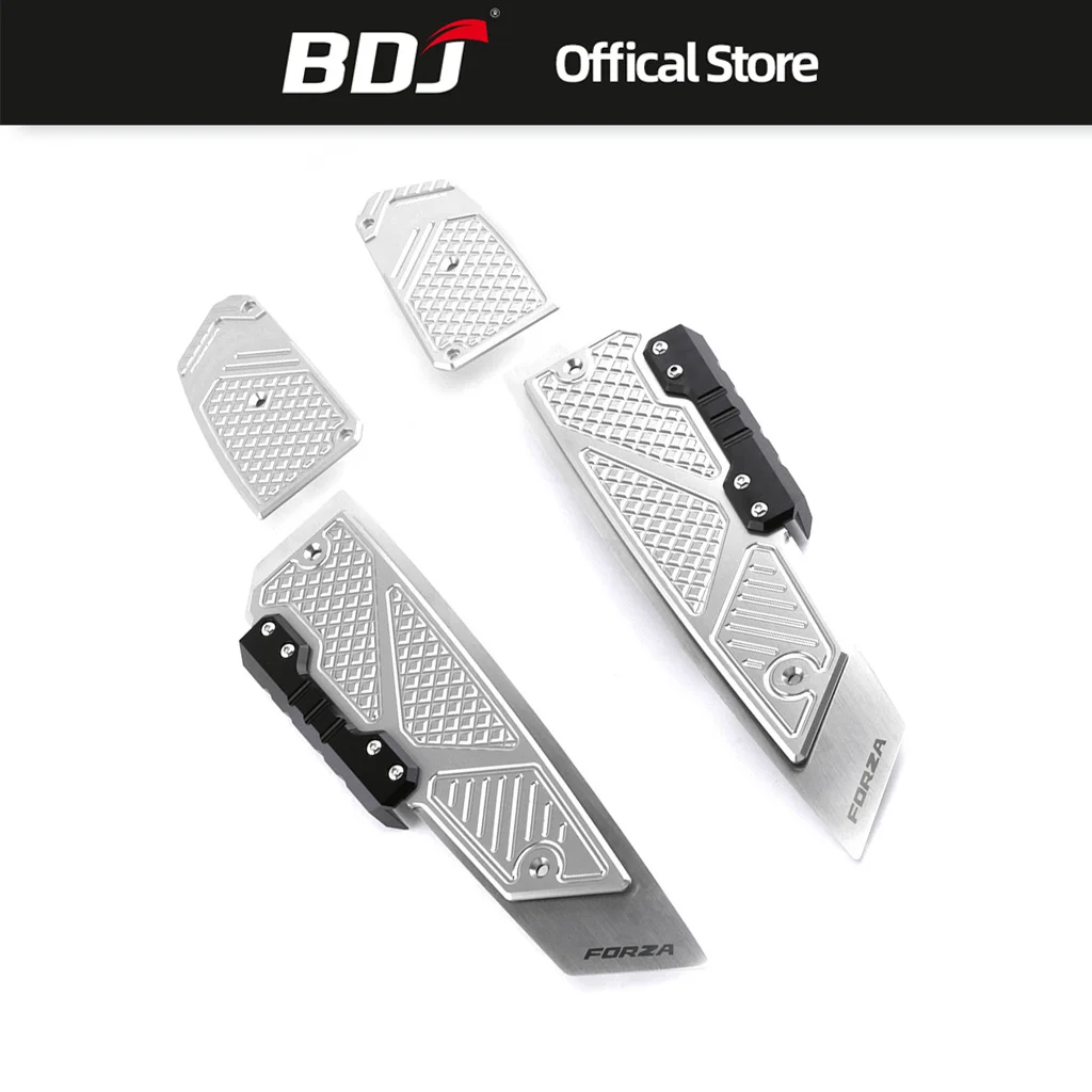 BDJ для Honda Forza300 Forza 300 CNC алюминиевые мото аксессуары Передняя Задняя подножка ножная пластина Подножка педаль