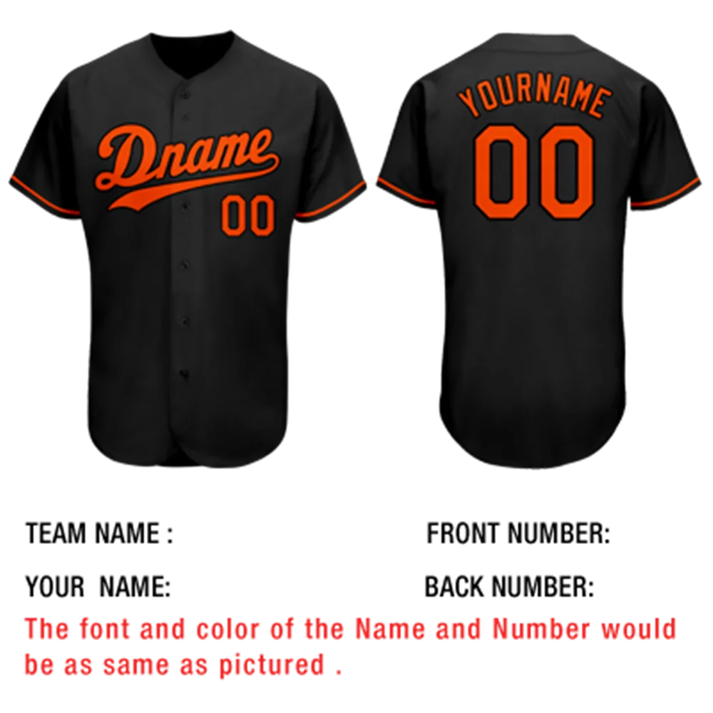 New Baseball Jersey Fashion Hip Hop Baseball T-shirt Print Name Number Add Sports Shirt For Men/Youth