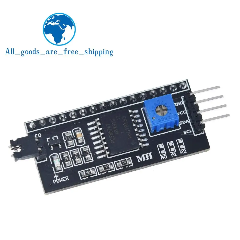TZT IIC/I2C/плата адаптера ЖК дисплея 1602 2004 для Arduino|interface lcd|interface i2cplate adapter |