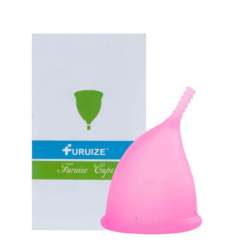 1pcs Pink Лучшая менструальная чашка Женская гигеиновая Дамская чашка хорошая, чем гигиеническая салфетка копа менструальная чашка медицинская силиконовая фурузионная чашка - Цвет: 1pcs Pink