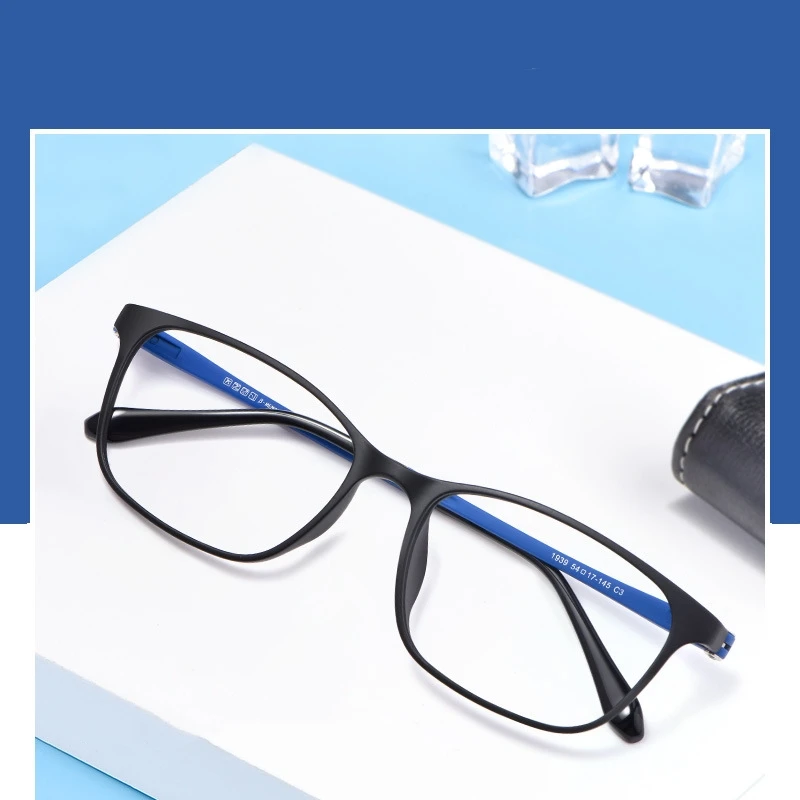 Мужские и женские ультралегкие очки оправа из пластика стальная полная для