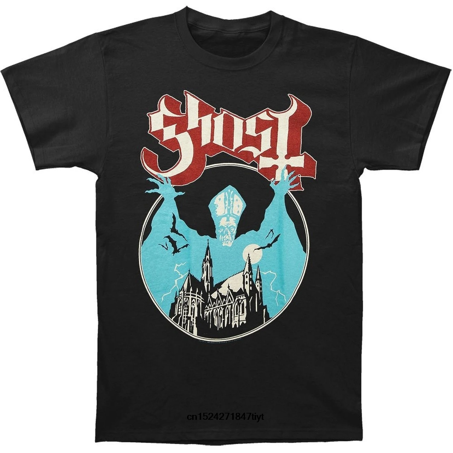 Ghost B.C Men's T-shirt Black Mens Clothes Funny T Shirts Custom Printed Cotton O Neck Dress Casual Summer Fashion Top |