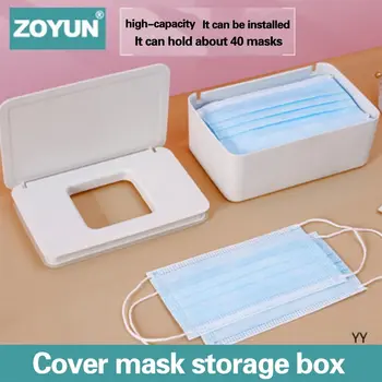 

Tissue Box Keep Mask Box Wipes Napkin Storage Boxes Kitchen Bathroom supplier Paper Cases Mask Box Save Organizer^1