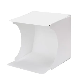 

1Pc Folding Lightbox Single LED Light Soft Box Photography Photo Studio Softbox Photo Background Kit Studio Accessories White