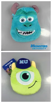 

Sulley Mike Fashion Anime Plush Coin Purse Cartoon Change Bags Coins Money Wallet Card Key Storage Gift New Unisex