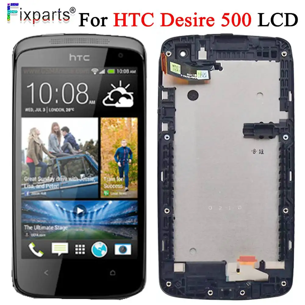 ЖК-дисплей 4 3 дюйма для HTC Desire 500 с сенсорным экраном и дигитайзером в сборе