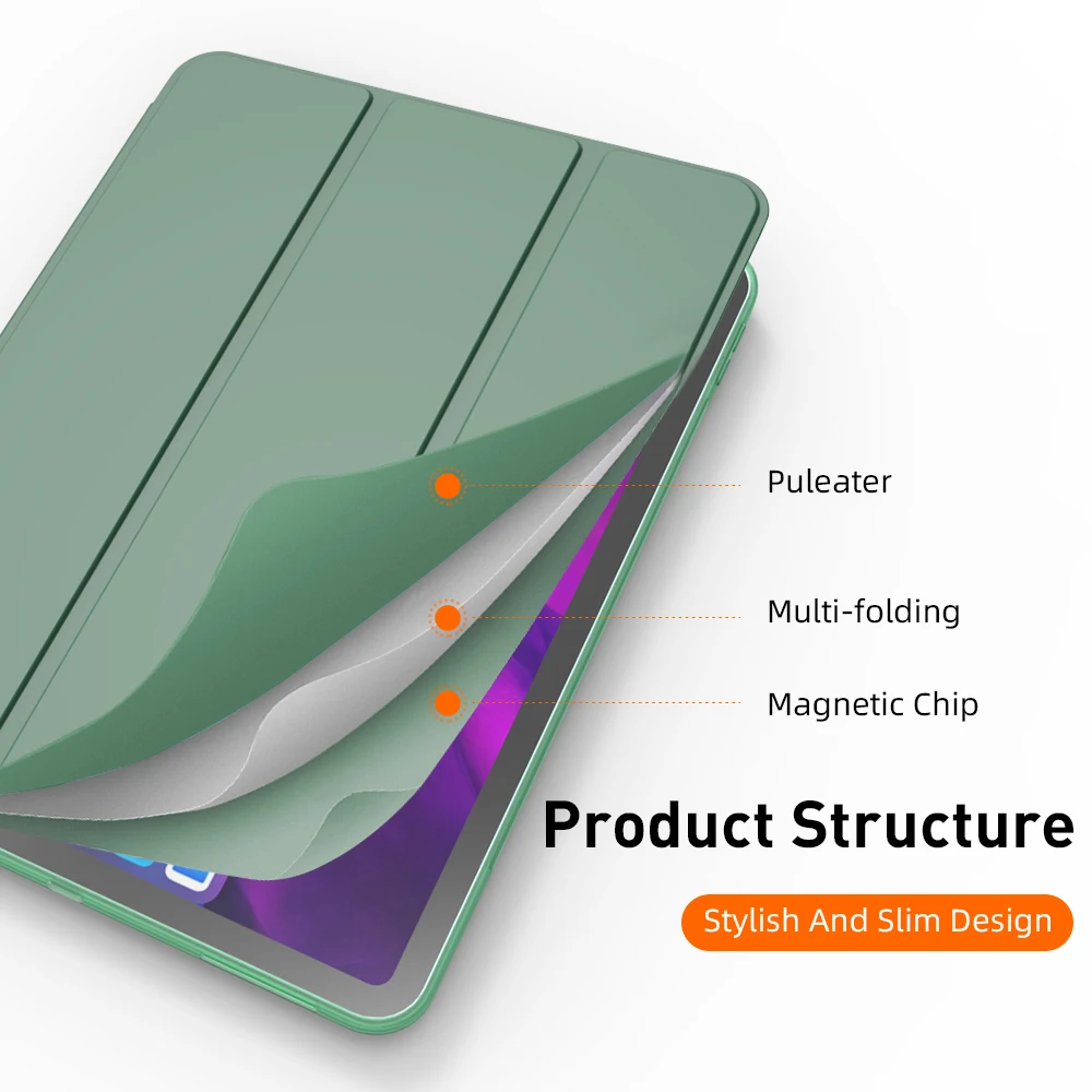 For iPad Pro Case 2016 A1673/A1674 Smart Cover Trifold