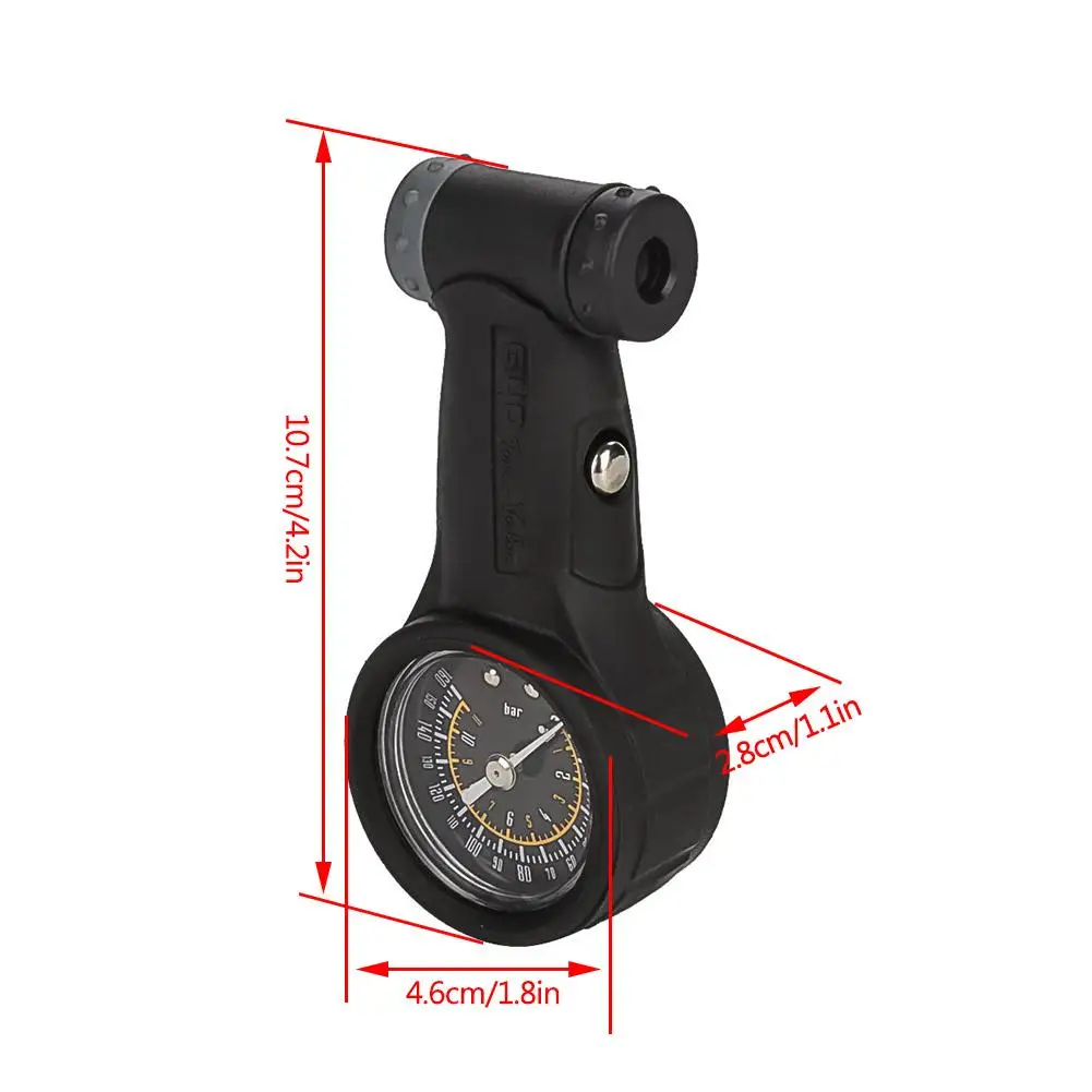 Мини 160 PSI велосипедный Манометр давления воздуха в шинах для горной дороги, велосипедный манометр, измерение для Presta клапан/Schrader Клапан