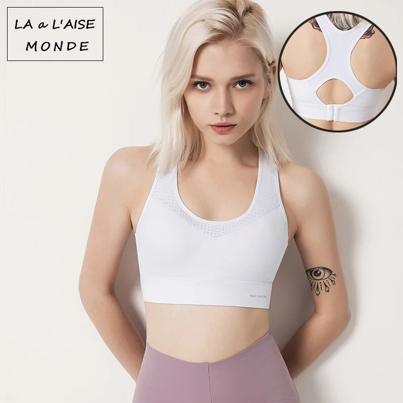 

New Summer Sexy Wear Resistant Running Sports Vest Female Gathering Shaping Fitness Beauty Back Yoga Bra Fitness Sports Bra