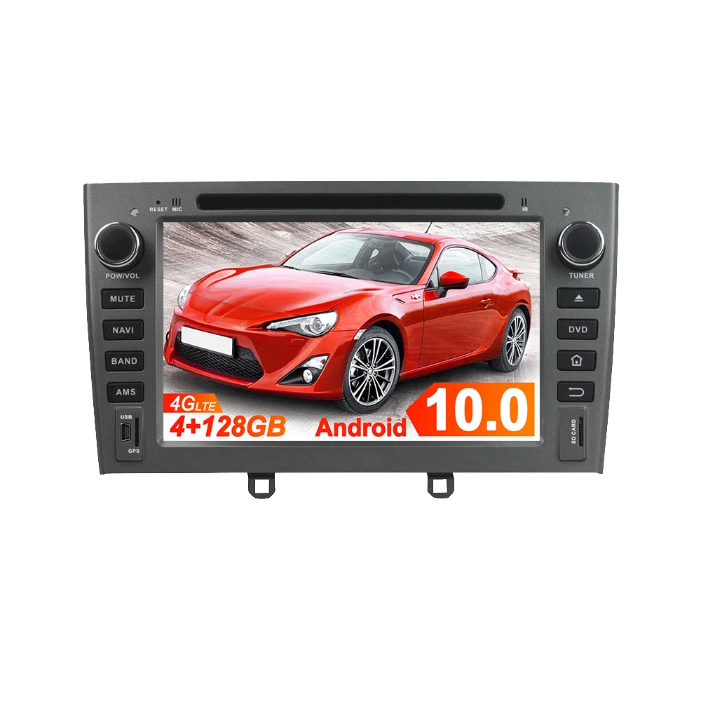 

Android 10.0 Car DVD Player GPS Navigation For Peugeot 408 2007-2010 Head Unit Multimedia Player Radio Tape Recorder Auto Stereo