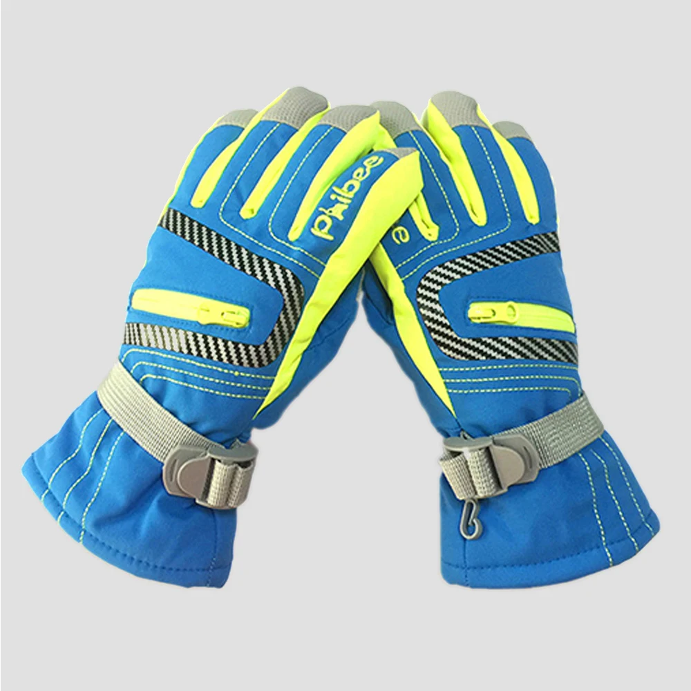Extra Thick Warm Windproof Ski Gloves Waterproof Winter Outdoor Sport Snowboard Snowmobile Riding Parent-child Gloves Mittens