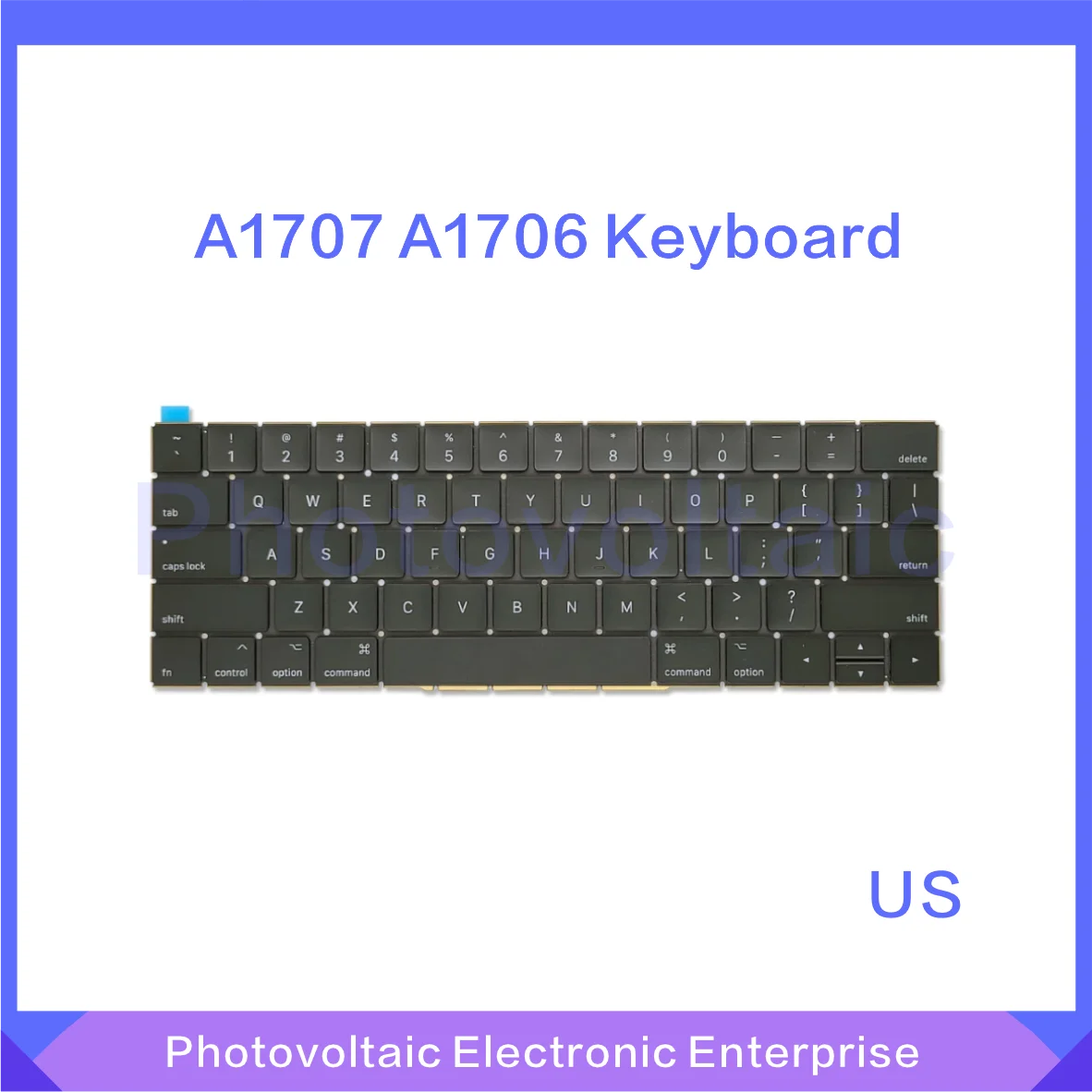 New A1706 A1707 US Keyboard + Backlight For Macbook Pro Retina 13&quot 15&quot Touchbar Replacement keyboard 2016 2017 | Компьютеры и