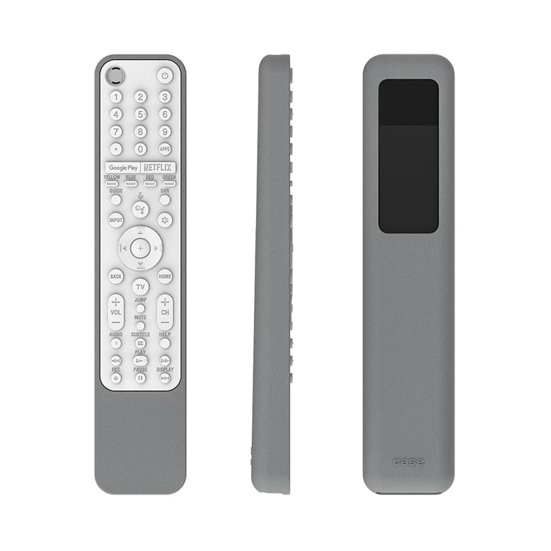 Противоударный защитный чехол для sony RMF-TX600U RMF-TX500E Magic Motion Пульт дистанционного управления(серый+ белый