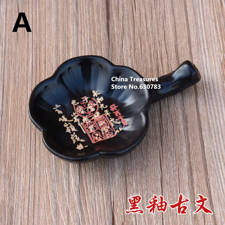 1 шт., керамика чернил блюдо плита для растирания краски китайский кисточки Penholder книги по искусству школьные принадлежности
