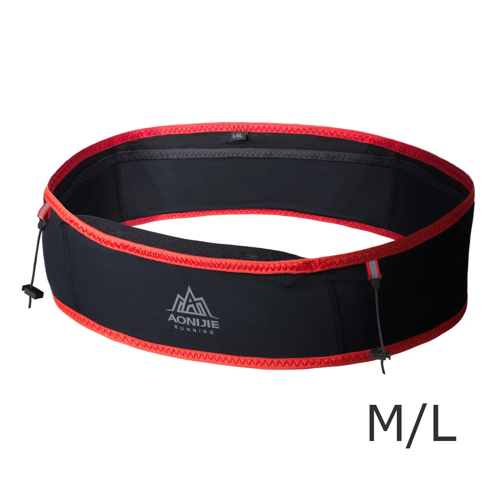 ML Black Red AONIJIE рюкзак беговой талии сумка для бега марафон тренажерный зал тренировки фитнес 6,9 В держатель мобильного телефона с 1 шт. 250 мл бутылка воды - Цвет: ML Black Red