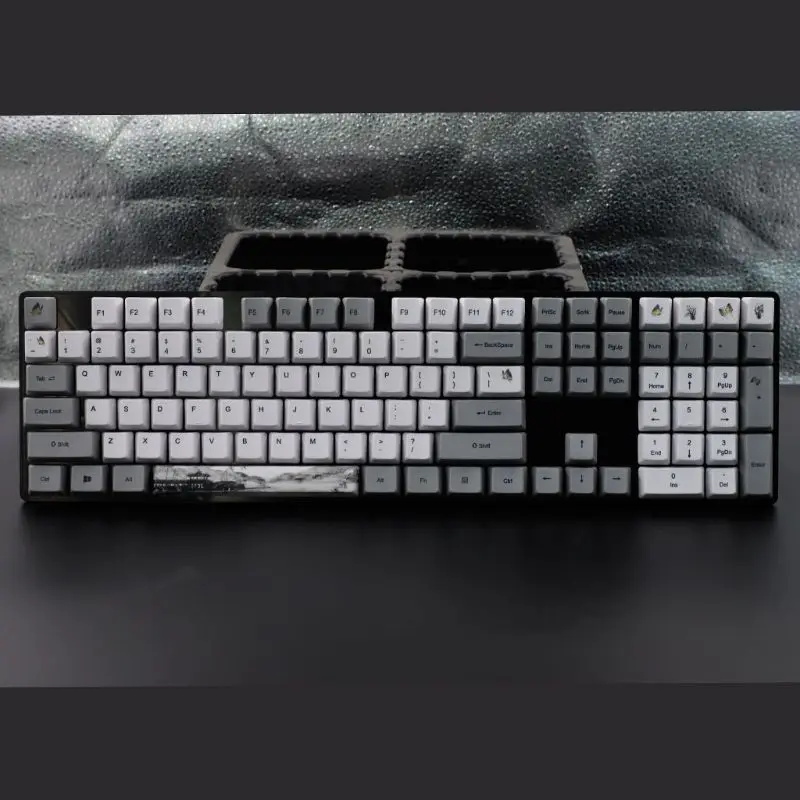 113 Key Ink Landscape Keycap OEM PBT ANIS Layout Keycaps Full Set Mechanical Keyboard Keycaps PBT Dye-Sublimation Keycap 113 Key Ink Landscape Keycap OEM PBT ANIS Layout Keycaps Full Set Mechanical Keyboard Keycaps PBT Dye-Sublimation Keycap