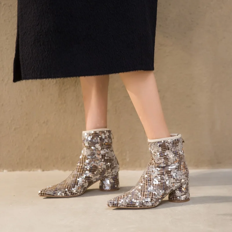 bling chelsea boots