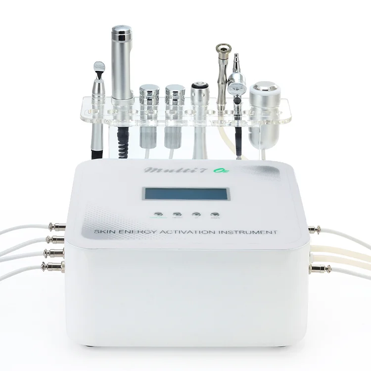 

7 in 1 diamond microdermabrasion mesotherapy beauty machine electroporation micro current face lifting with CE certificate
