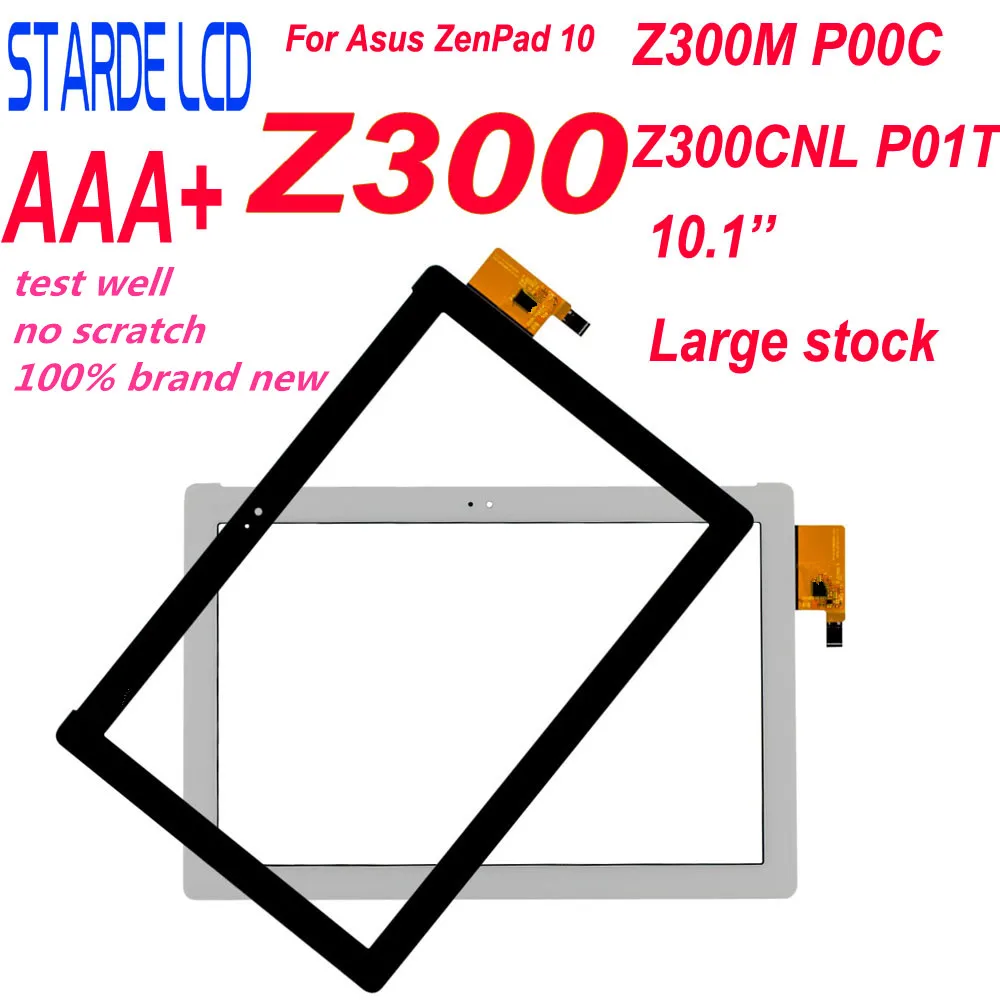 Cena Nowy dla Asus ZenPad 10 ZenPad Z300 Z300M P00C Z300CNL P01T ekran dotykowy digitizer panel dotykowy Tablet żółty kabel taśmowy części