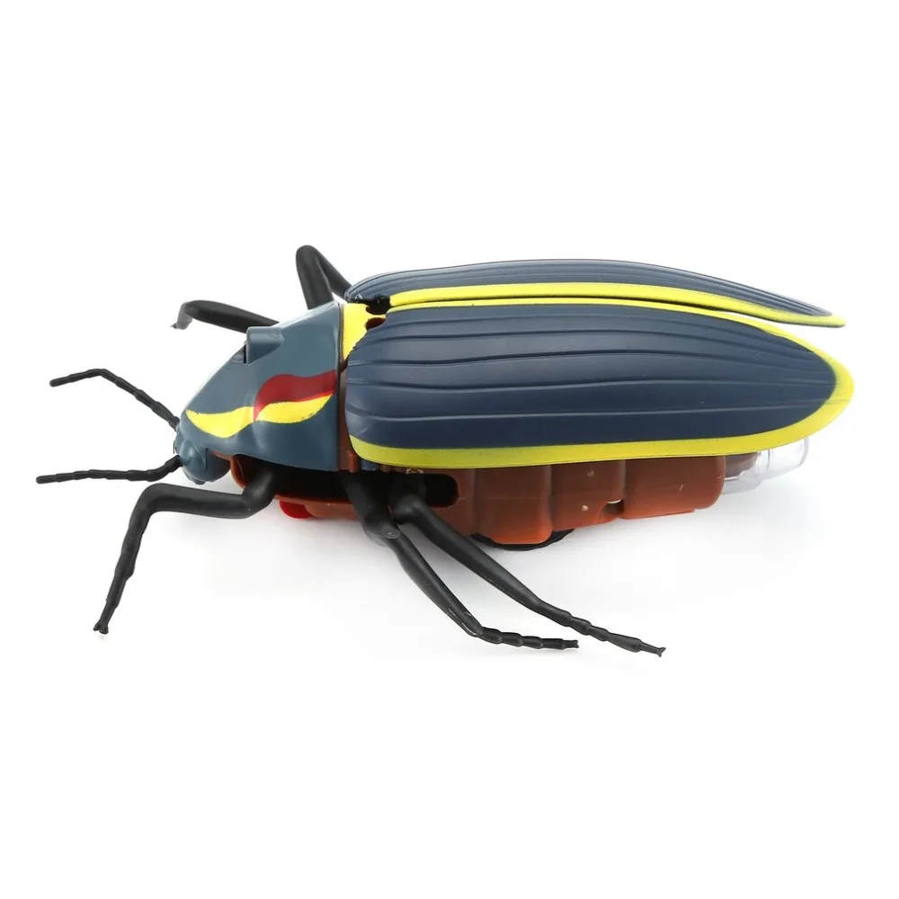 Электрический инфракрасный пульт дистанционного управления имитирует форму лютиса светящегося червя шалость игрушка Реалистичная Мини RC Mantis насекомое страшный трюк детские игрушки