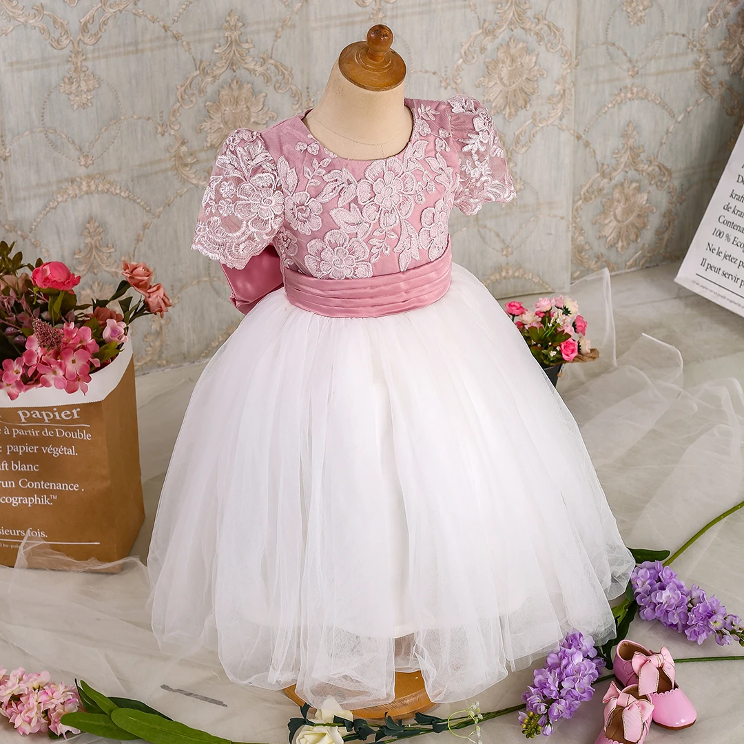 Лидер продаж платье для девочек Cutestyles с цветочным принтом и лентой волос