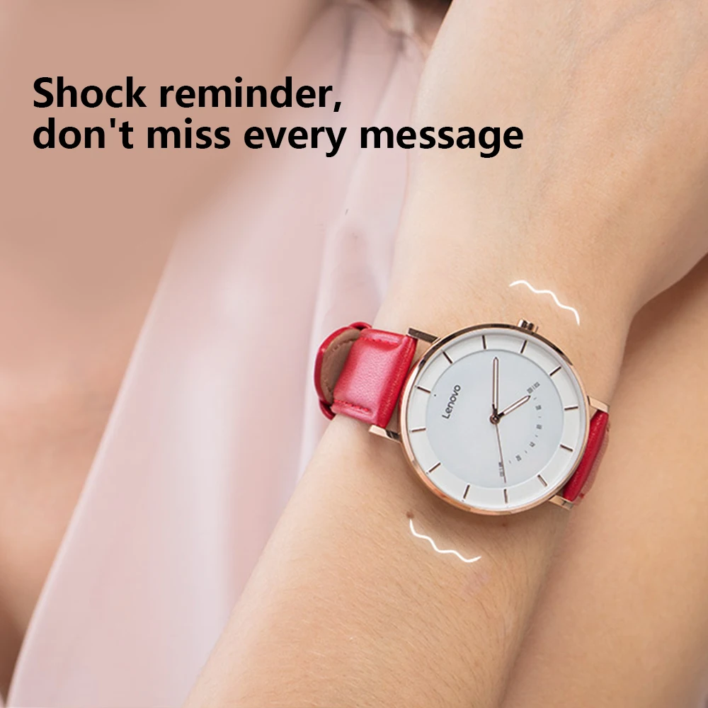 Lenovo Watch S смарт часы модные кварцевые часы интеллектуальное напоминание 50 м водонепроницаемый длительный срок службы батареи спортивные умные часы