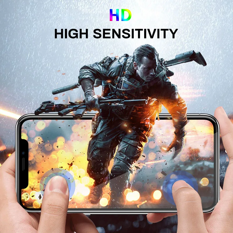 10D Glass Film On The For iPhone XS MAX Screen Protector For iPhone XS Max Tempered Glass Screen Protective Full Cover Film 9H  (2)