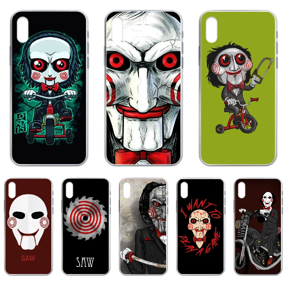 Чехол для телефона с изображением пилы из фильма ужас чехол iphone 4 4S 5 5C 5S 6 6S PLUS 7 8 X XR