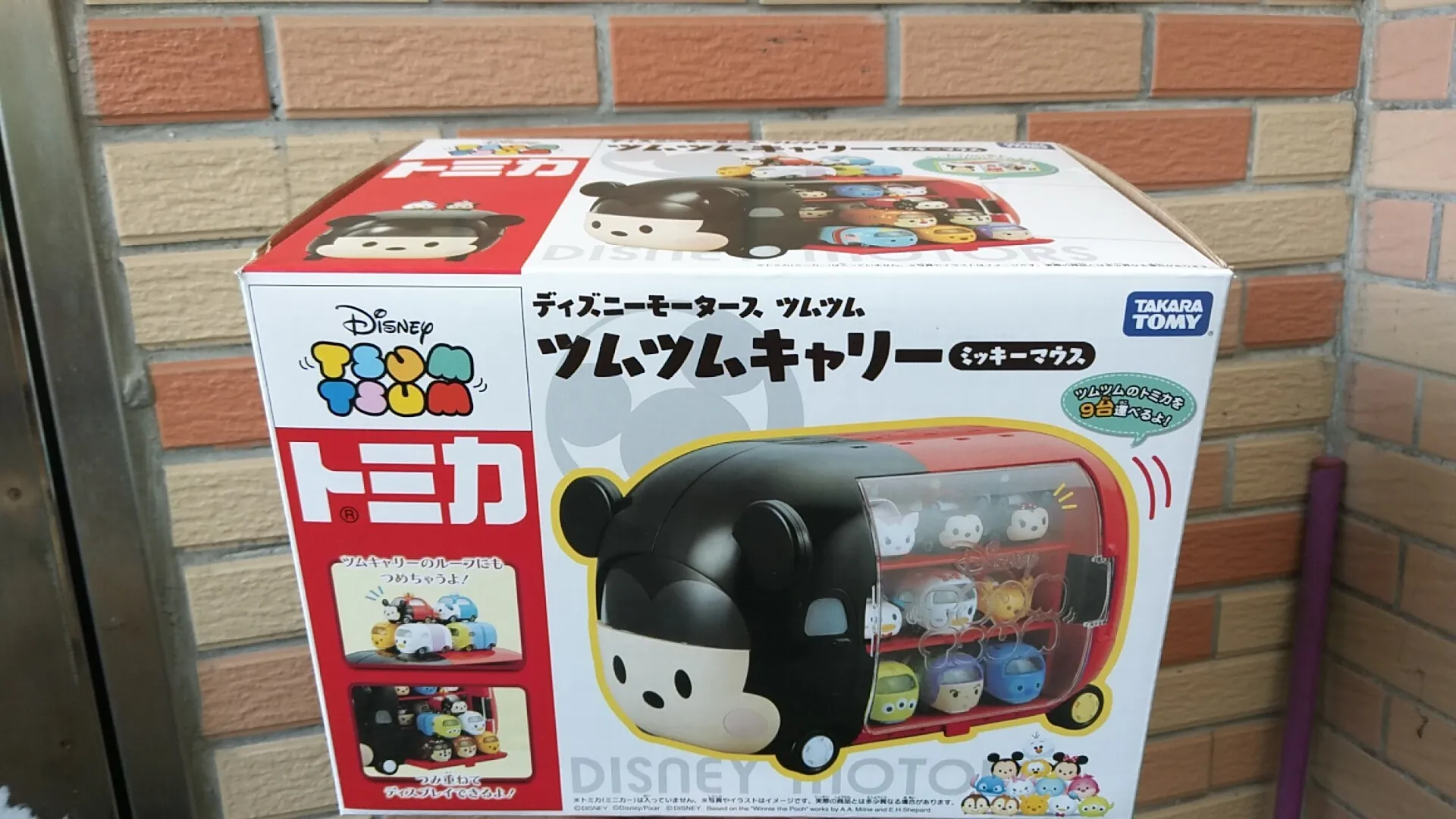 Подлинная TOMY Dome Cardstack Микки Маус Микки ДМТ сплав автомобиль Q Edition грузовик для хранения ЦУМ