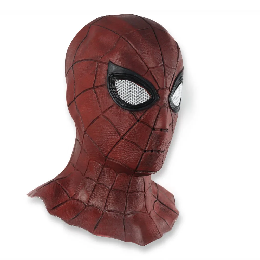 Вдали от дома полное лицо Человек паук маски супергерой латексная маска для
