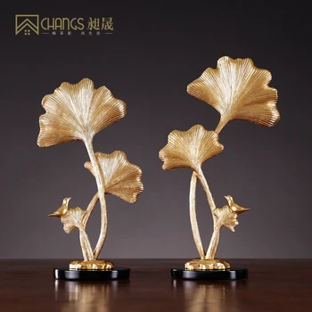 

Nordic Luxury Ornaments Resin Art Creative Living Room Abstract Table Figurines Crafts Decoracao Casa Home Decor Modern DA60XB
