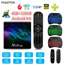 HAAYOT X88 King Smart Android 9,0 ТВ приставка Amlogic S922X 4K ТВ приставка HD 2,4G+ 5G Wifi 1000M LAN USB3.0 Bluetooth 5,0 медиа приставка