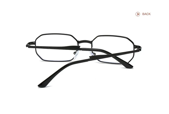 Narrow Rectangular Sunglasses For Men And Women Metal Frame_voghion.com
