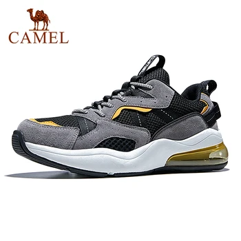 

CAMEL Official Outdoor Running Shoes Early Autumn Men Fashion Sneakers Shoes Men's Sports Air Cushion Shoes Wear-resisting Shoes