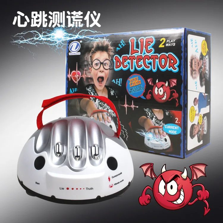  Miniature Electric Lie Detector Whole Shot Table Game Party Machine True Talk Great Risk Decompress