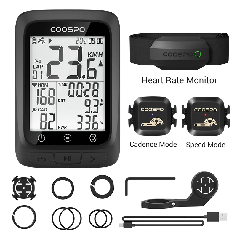 Coospo Bike Computer Bc107 Bicycle Odometer Wireless Bike Gps