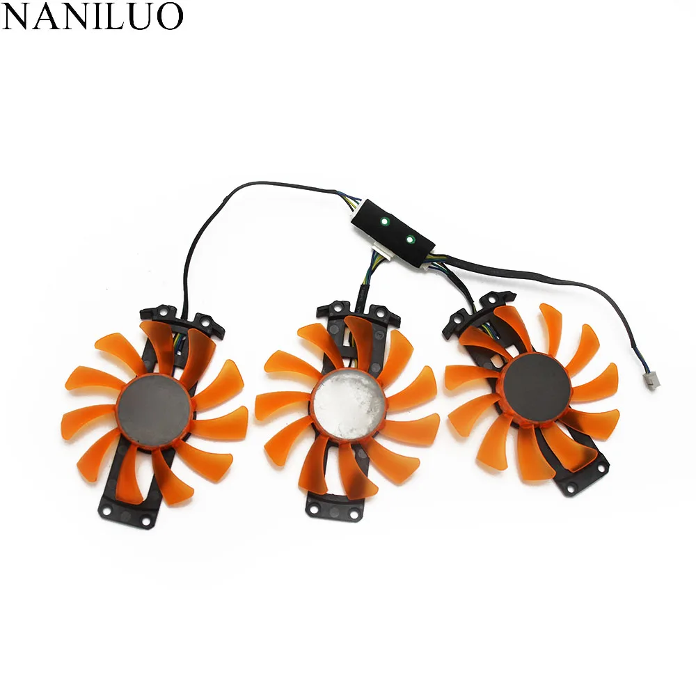 

Free Shipping 3pcs/Lot GA81S2U 12V 0.38A 40*40*40mm 4Pin For ZOTAC GTX 980-4GD5 AMP HA Graphics Card Cooler Cooling Fan
