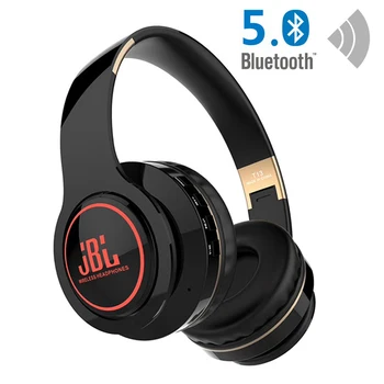 

Bluetooth 5.0 Headphone Foldable Stereo Bluetooth Earphone Music Headset with MIC for Handsfree Support TF Card Birthday Gift