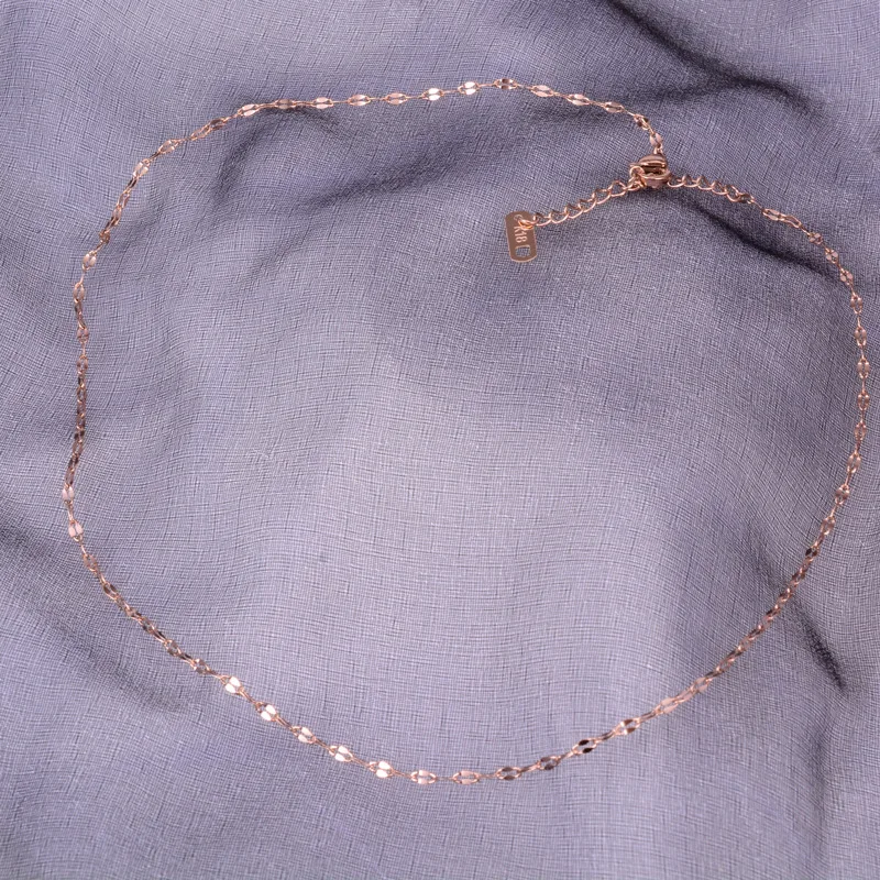 

Consist 3 Colour Gold/Silver/Rose Gold Stainless Steel Jewelry Lip Shape Water-wave-chain Chokers Necklaces For Women No Fade