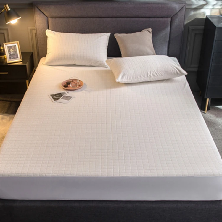 Baumwolle Wasserdichte Matratze Protector Pad Anti Milben Urin Matratze Abdeckung Topper Atmungs Plaid Bett Ausgestattet Blatt Mit Elastische Mattress Covers Grippers Aliexpress