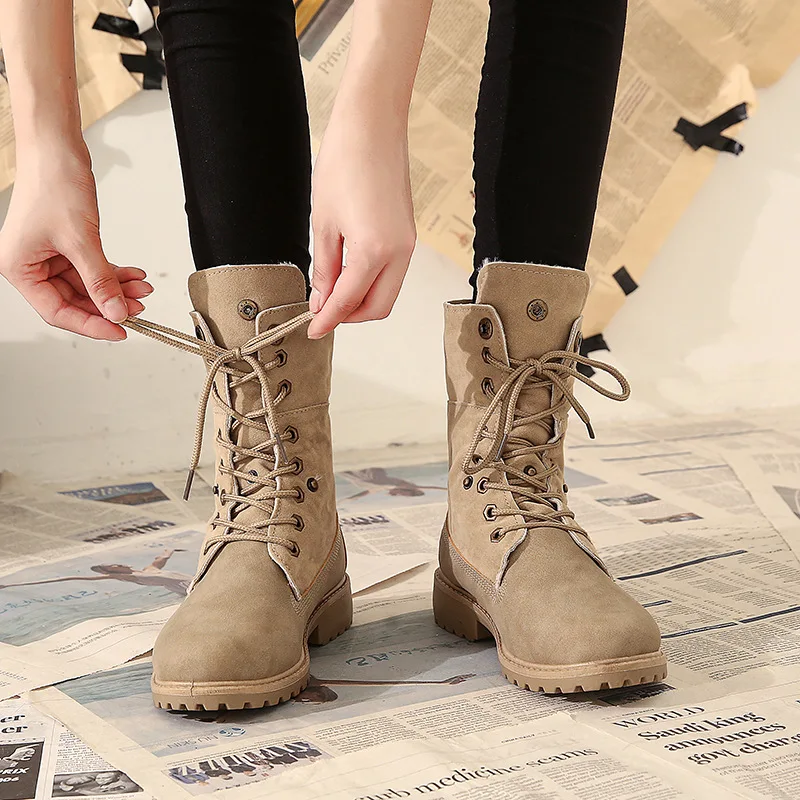 

U58032 Fleeted Martin Boots for Winter 2019
