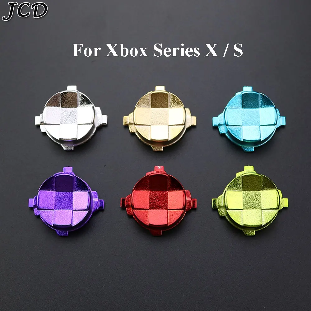 

JCD Chrome thumbstick sticks analog Cross Buttons Dpad D-pad Key Direction Button for xbox Series x s controller joystick