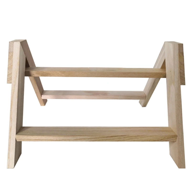Chicken Perch Wood Stand Pet Hens Large Bird Parrot Coop Roosting Handmade Wooden Tripod Stand