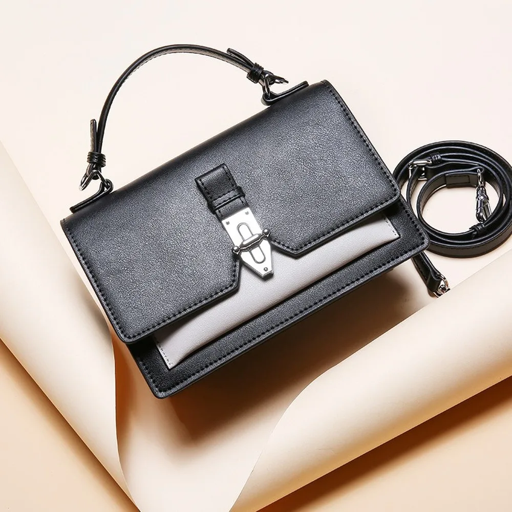 

Hit color bag women's handbags hand-held simple design one-shoulder bag small Type Mini Charge Purse