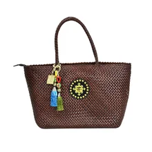 MENOGGA женские сумки лето дизайн ручная вязка яловая кожа большая сумка ручная вышивка модная повседневная сумка на плечо