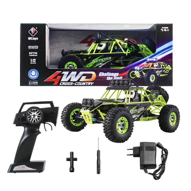 Wltoys 12428 RC автомобиль 1/12 Масштаб 2,4 г Электрический 4WD автомобиль с дистанционным управлением 50 км/ч высокая скорость RC альпинистский автомобиль внедорожник