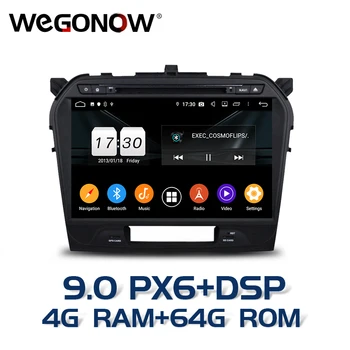 

PX6 2din IPS Android 9.0 For SUZUKI Vitara 2015 2016 Octa Core 64G ROM Car DVD Player GPS RDS Radio wifi Bluetooth5.0 Camera TV