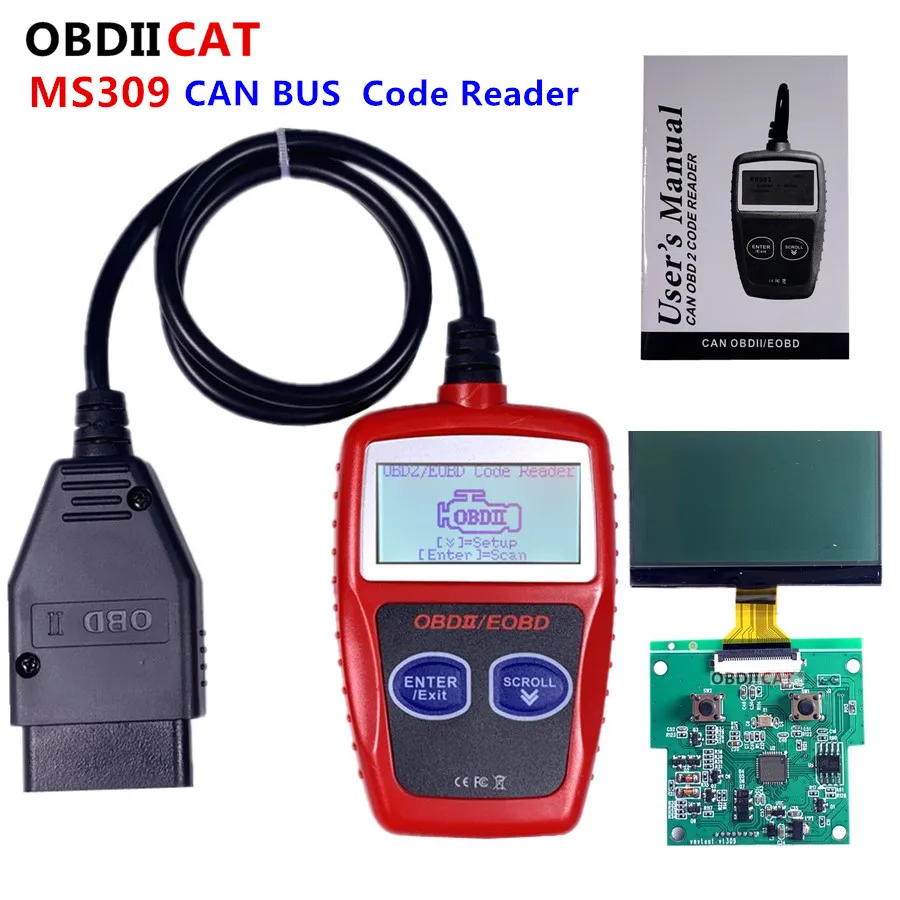 Новый инструмент для диагностики автомобиля MS309 OBD2 сканер считыватель кодов MS 309