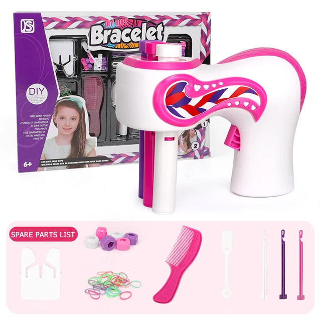 Hair Braided Artifact Automatic Easy Braids Playset DIY Braiding Hairstyle Tool Electric 3 Twist Hair Braided Kit Gift to Girl 2